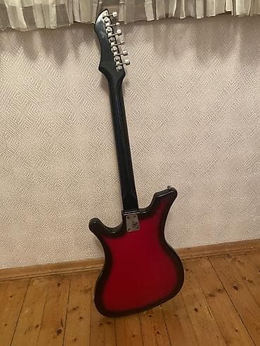Elektrik gitara + yumşaq üzlük çantası - Korpus: iki rəng keçişli — 3