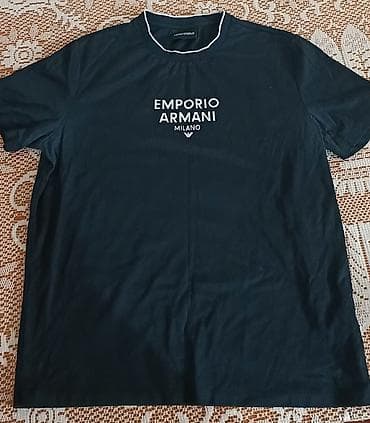 Futbolka, Emporio Armani, Standart, rəng - Göy