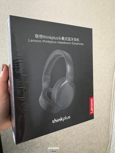 Yeni Simsiz (Bluetooth) Qulaqcıqlar, Lenovo, rəng - Qara