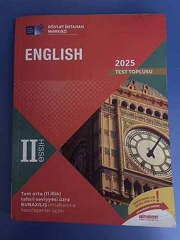 İngilis dili Testlər 11-ci sinif, DİM, 2-ci hissə — 1