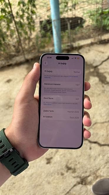 tv bu 2: IPhone 15 Pro, 256 GB, Ağ, Zəmanət, Simsiz şarj, Face ID — 4