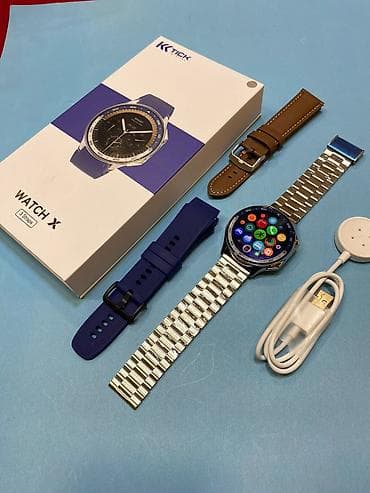 fat: KKtick Watch X ağıllı saat dəsti Xüsusiyyətlər: - Dairəvi sensor — 2