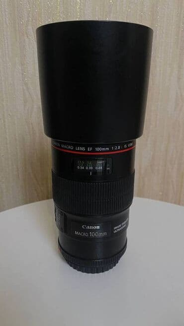 Canon 100 mm macro f2.8 L Lens ideal vezyyetdedi cox keskin cekir
