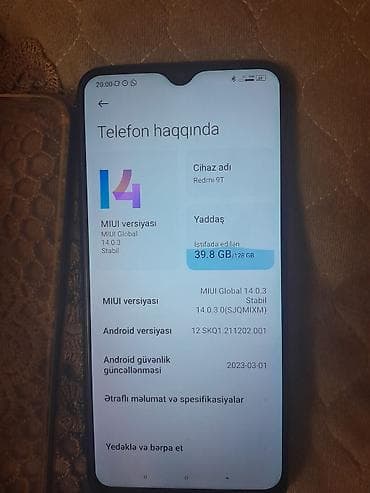 iphone 6 plus ikinci el: Redmi 9T, 128 GB, rəng - Mavi, İki sim kartlı — 10