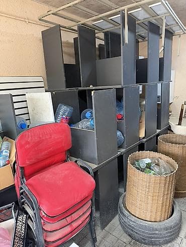 yerden saat: Tədris və toplantı otaqları üçün ideal olan dəst: qara metal karkaslı — 6