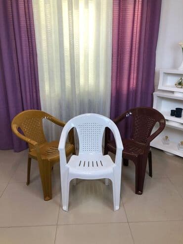 раскладной стол: Yeni, Kvadrat masa, 4 stul, Açılmayan, Stullar ilə, Plastik, Azərbaycan — 11