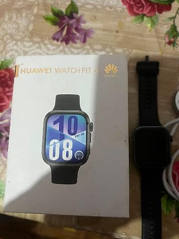smart tve: İşlənmiş, Smart saat, Huawei, rəng - Qara — 1