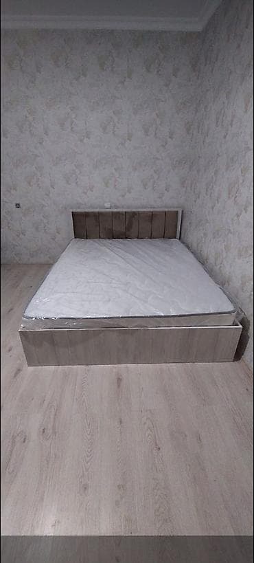 İkinəfərlik çarpayı, Bazalı, Matras ilə, Siyirməsiz — 3