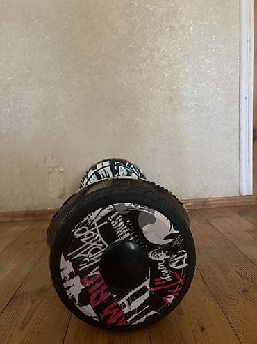 Elektrik nəqliyyatı: Qraffiti dizaynlı giroskuter (hoverboard) - Ölçü: 10 düymlük iri — 3