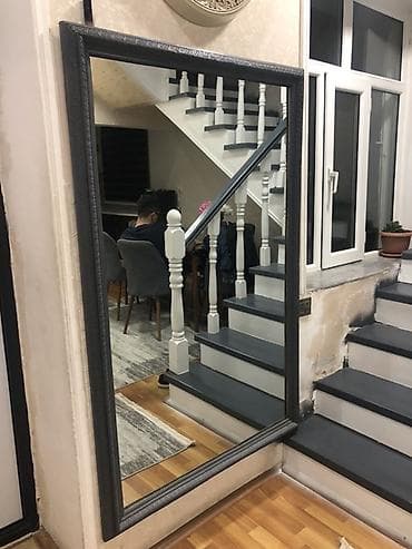 guzgü: Güzgü Divar üçün, Düzbucaqlı, Dekorativ, Naxışlı — 1