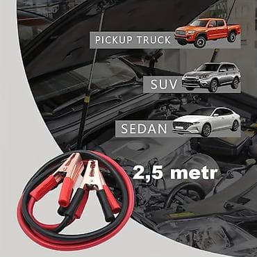 Avtomobil üçün akkumulyator “jump starter” kabelləri – 2,5 metr 1000 — 1