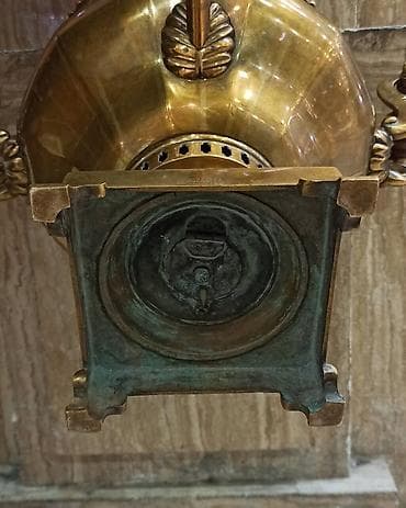 alət dəsti: Misin samovar – klassik kömürlə işləyən model - Material: tam mis — 9