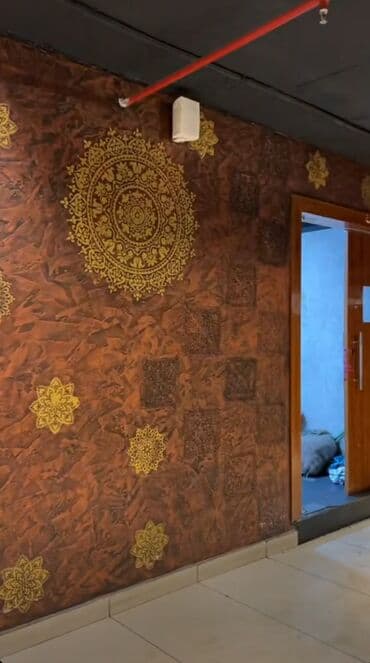 снежок декоративная штукатурка: Xüsusi dekorativ divar boyası və relyef panelləri – Şərq naxışlı — 9