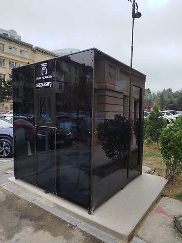 Qara rəngdə, müasir dizaynlı mühafizə kabinəsi. "Park Academy" loqosu lalafo.az -da Qara rəngdə, müasir dizaynlı mühafizə kabinəsi. "Park Academy" loqosu