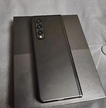 samsung galaxy buds: Samsung Galaxy Z Fold 3, 512 GB, rəng - Qara, Barmaq izi — 1