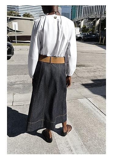 cins: Midi Ətək, Zara, Cins, L, M — 3