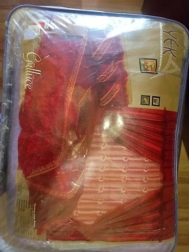 Yorğanlar, adyallar: YEK Home Collection – “Güllüce” yataq dəsti - Rəng: parlaq qırmızı — 1