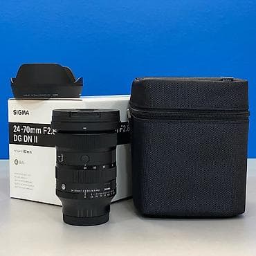 canon 24 70mm: - Sigma 24-70mm F2.8 DG DN II obyektiv - Obyektiv qapaqları - Lüləvi — 2