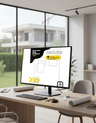 🔺2D və 3D lahiyələrinin verilməsi 🔺Bağ evlərinin lahiyələndirilməsi