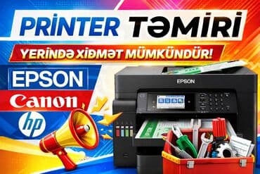 Hummer: Epson HP Canon marka printerlərin peşəkar səviyyədə təmiri — 1