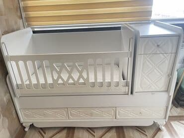 oğlan tortlari: Oğlan və qız üçün, Dördbucaq, Beşik, Dəstsiz, Matras ilə, Yellənmə mexanizmsiz — 2