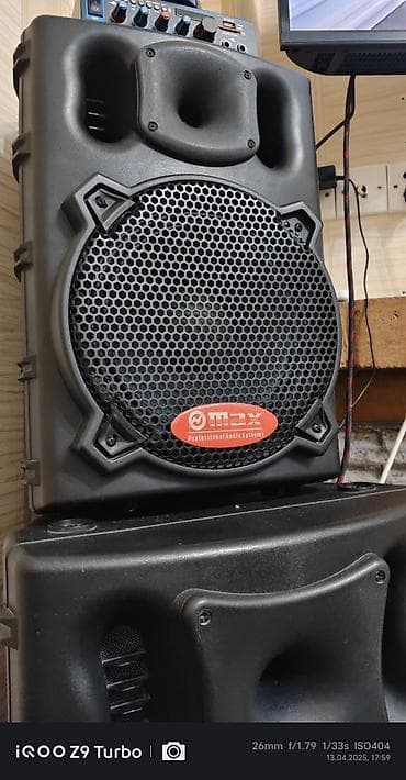 kalonka ses guclendirici: Yeni Kolonka, Növ - Toy üçün, rəng - Qara — 9