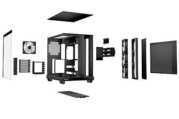 radiator panel: 🔥 Be quiet! Light Base 500 LX Black (BGW85) korpusu tam panoramik — 6