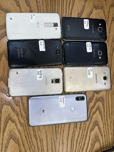 j3 samsung: Bir yerdə müxtəlif model smartfonlar toplusu. Dəstdə olan modellər — 1