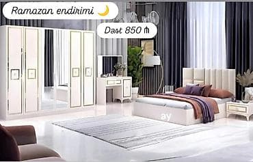 mebel: Yataq dəsti – sifarişlə hazırlanır Rəng seçimi mövcuddur Dəst — 1