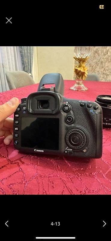 Videokameralar: Canon EOS 7D DSLR fotoaparat dəsti Komplekt: - Canon EOS 7D — 8
