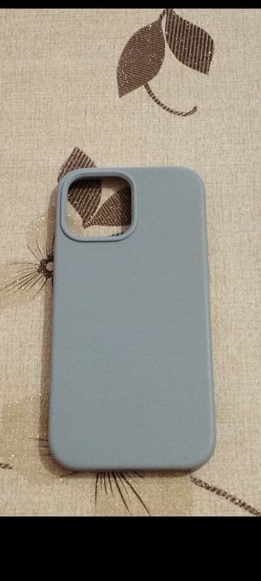 Məhsul: Telefon kabrosu ayfon 13pro max - Rəng: boz-mavi (mat səth) -