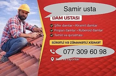 İsdedynz formalarda damlarin quraşdrlmasi ve temiri movcuddur lalafo.az -da İsdedynz formalarda damlarin quraşdrlmasi ve temiri movcuddur