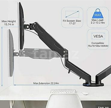 Кронштейны: NB F 160 model Təmiz Original Qoşa Monitor asmaq üçün 17leddən 27 — 3