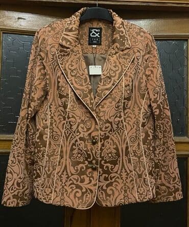 klassik qadin pencekleri: Qadın üçün şıq jaketlər dəsti - Model 1: MK Merry K markalı, qara-ağ — 3