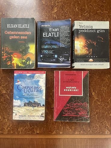 Kitab paketi – 5 adda bədii ədəbiyyat - Elxan Elatlı – “Cəhənnəmdən at lalafo.az Kitab paketi – 5 adda bədii ədəbiyyat - Elxan Elatlı – “Cəhənnəmdən