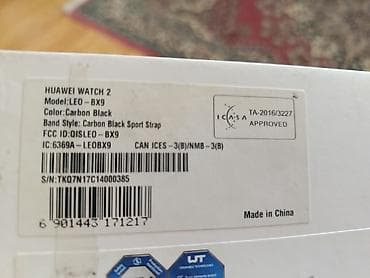 Yeni, Smart saat, Huawei, Аnti-lost, rəng - Qara