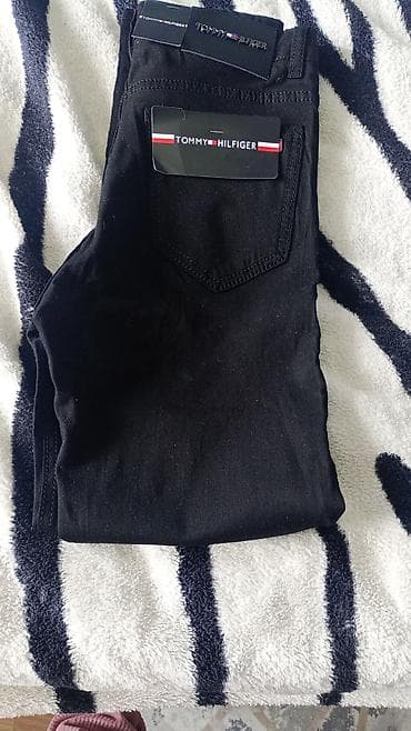 Üst geyimləri: Tommy Hilfiger kişi cins şalvarı – qara rəng yenidir heç heyinilməyib — 2