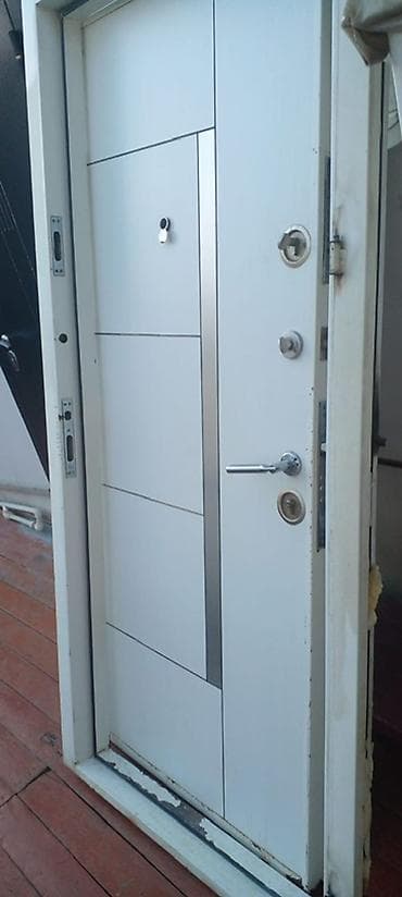 dəmir seyf qapi: Dəmir giriş qapısı – komplekt şəkildə - Material: polad/dəmir — 3