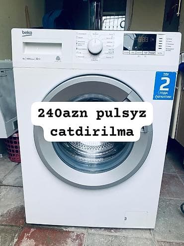 beko: Beko paltaryuyan maşın - Yük: 6 kq - Enerji sinfi: A++ - Sıxma sürəti — 1