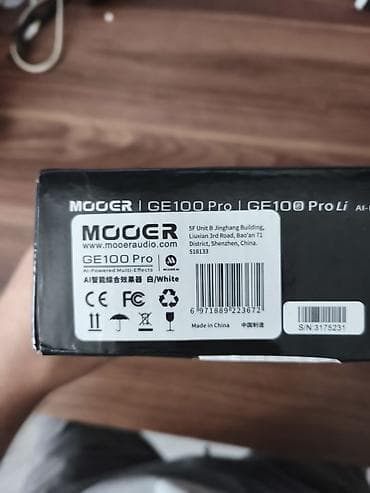 gitara tarnada: Tamamilə yenidir, qutusu açılmayıb və istifadə olunmayıb. MOOER GE100 — 2