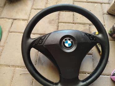 Рули: Мультируль, BMW, bmw e60, 2004 г., Дерево, Б/у, Самовывоз, Платная доставка — 2