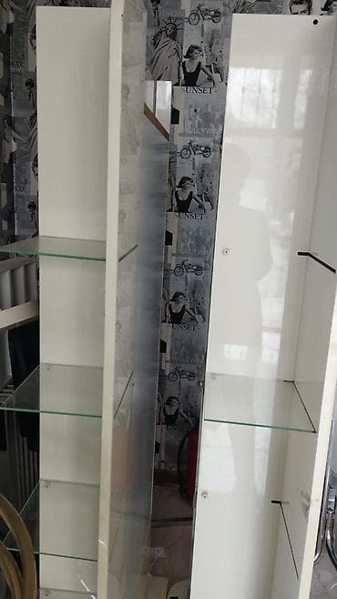 otaq desti: Ağ rəngli mebel dəsti müxtəlif ölçülü şkaflar, salon güzgüləri — 7