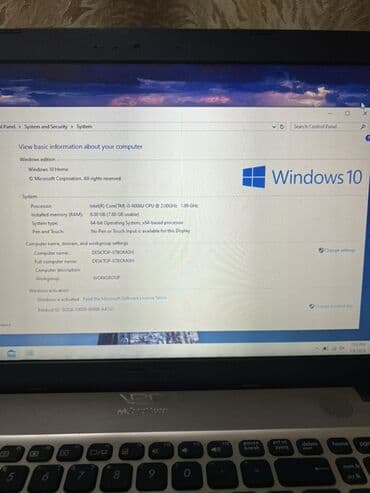 Zaslonkalar: ASUS X541U noutbuku Tek problem 4-5 dene klaviaturada tusu islemir — 4