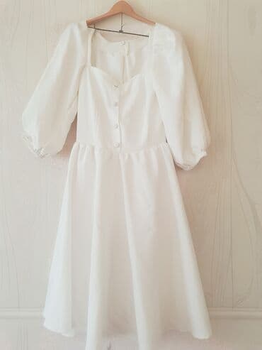 Hicab: Ağ rəngli, romantik üslubda qadın donu. - Dizayn: kare formada açıq — 1