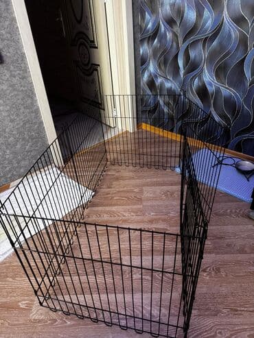 pişik yuvası: Heyvan üçün metal oyun məkanı (playpen) - Material: toz boya ilə — 4