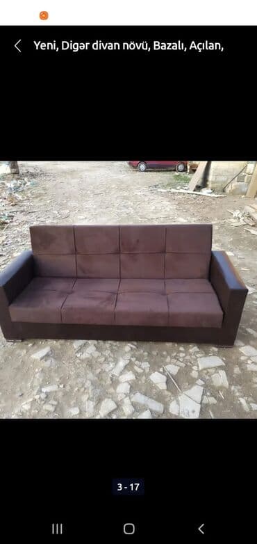 künc divani: Künc divan, Yeni, Açılan, Bazalı, Ödənişli çatdırılma — 19