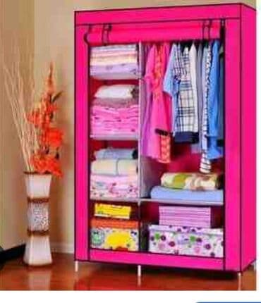 тканевый шкаф для одежды: Распашной, Прямой шкаф, Шкаф-вешалка — 1