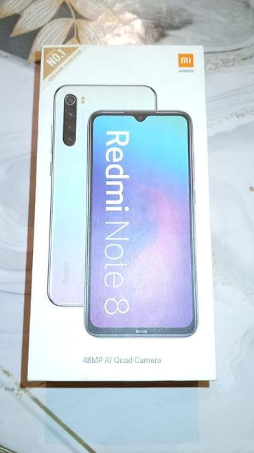 Redmi Note 8, 64 GB, rəng - Qara, İki sim kartlı