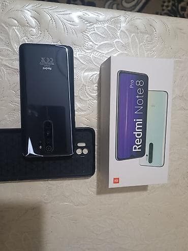 redmi note 8 pro qiyməti: Redmi Note 8 Pro, 64 GB, rəng - Qara, Barmaq izi — 3