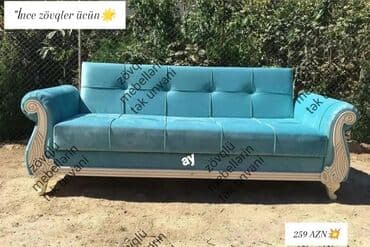 Uşaq və gənc otağı üçün dəstlər: Divan, Açılmayan, Bazasız, Vеlur parça, Çatdırılma yoxdur